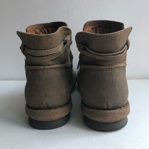 Born Boots Tarklin Ankle Boots Women's 10 Brown Suede Boho Gorpcore Outdoor - Picture 4 of 8